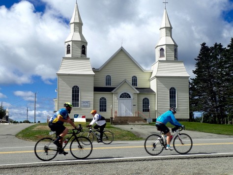 Eglise St. Alphonse During Gran Fondo   Stacy Comeau